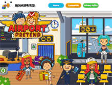 Tablet Screenshot of beansprites.com